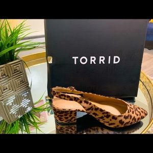 Faux Suede Slingback Pump